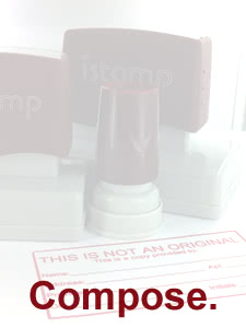 Personalized Signature Stamp - Pre-Inked