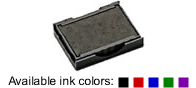 Buy a replacement ink pad for a Trodat model 4916 self-inking stamp.  Available in black, blue, green, red, or violet.