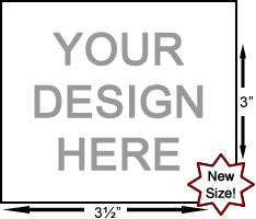 Personalize an extra large custom 3" x 3.5" rubber stamp with the experts.  Preview immediately online, customize text, select fonts, upload graphics and logos free.  Quick turnaround, free ship, no minimum.  Precise laser etching, quality guaranteed, ind