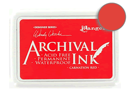 Ranger Archival Carnation Red Stamp Pad